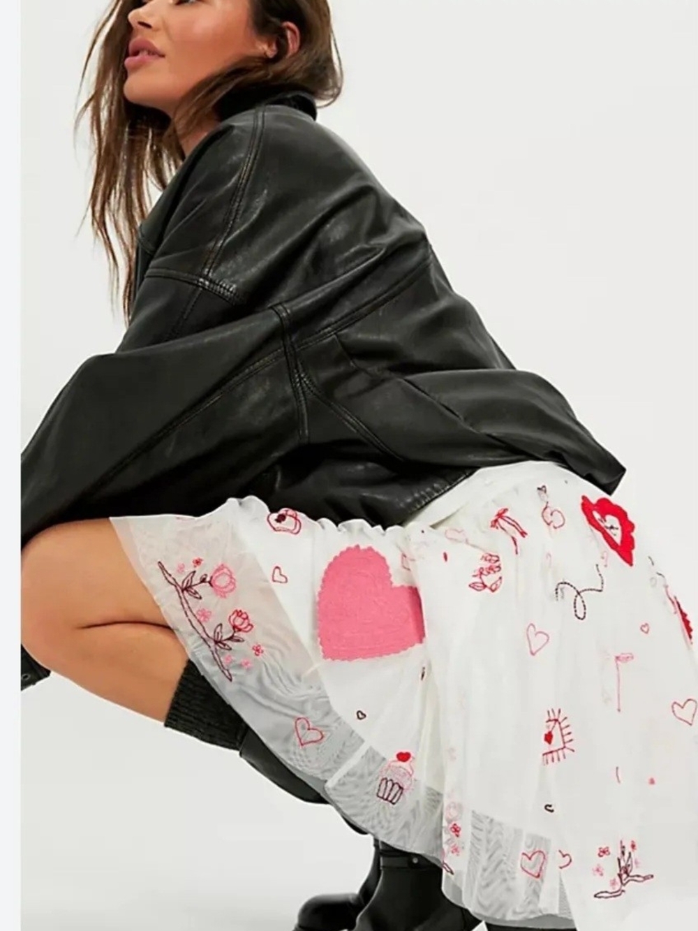 NWT! Free People Sketchbook Skirt